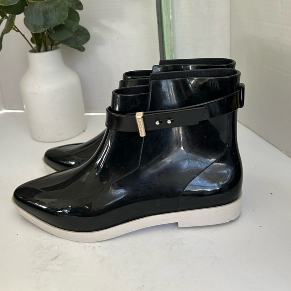 Jason Wu x Melissa Ankle High Rubber Black Rain Boots. Size 7 - Picture 1 of 9